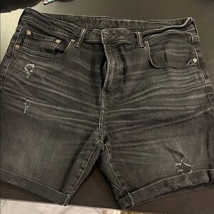 American Eagle Outfitters Men's Black Jean Shorts